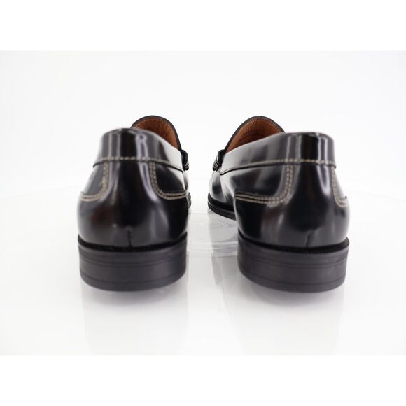 Hugo Boss Lycia Penny Loafer Size 42 EU 12 US Black Patent Leather Slip On Shoes - Picture 5 of 12